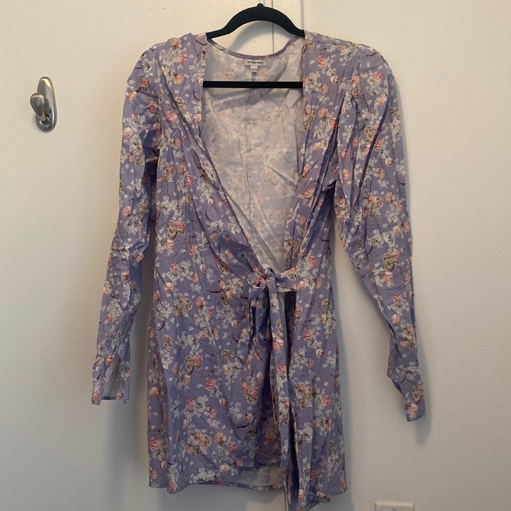 Weworewhat Floral Wrap Dress